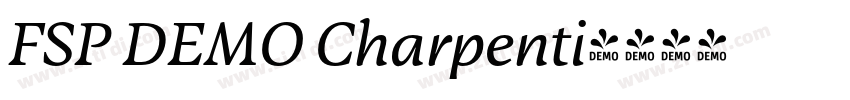 FSP DEMO Charpenti字体转换 FSP DEMO Charpenti字体转换